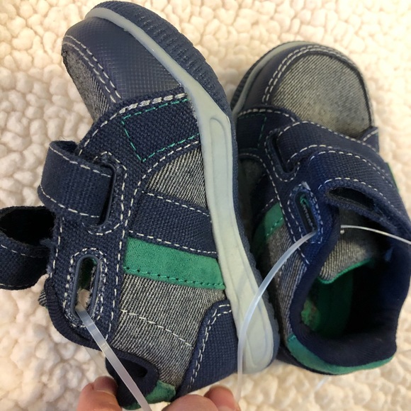 Surprise by stride rite blue green infant shoes - Picture 4 of 6